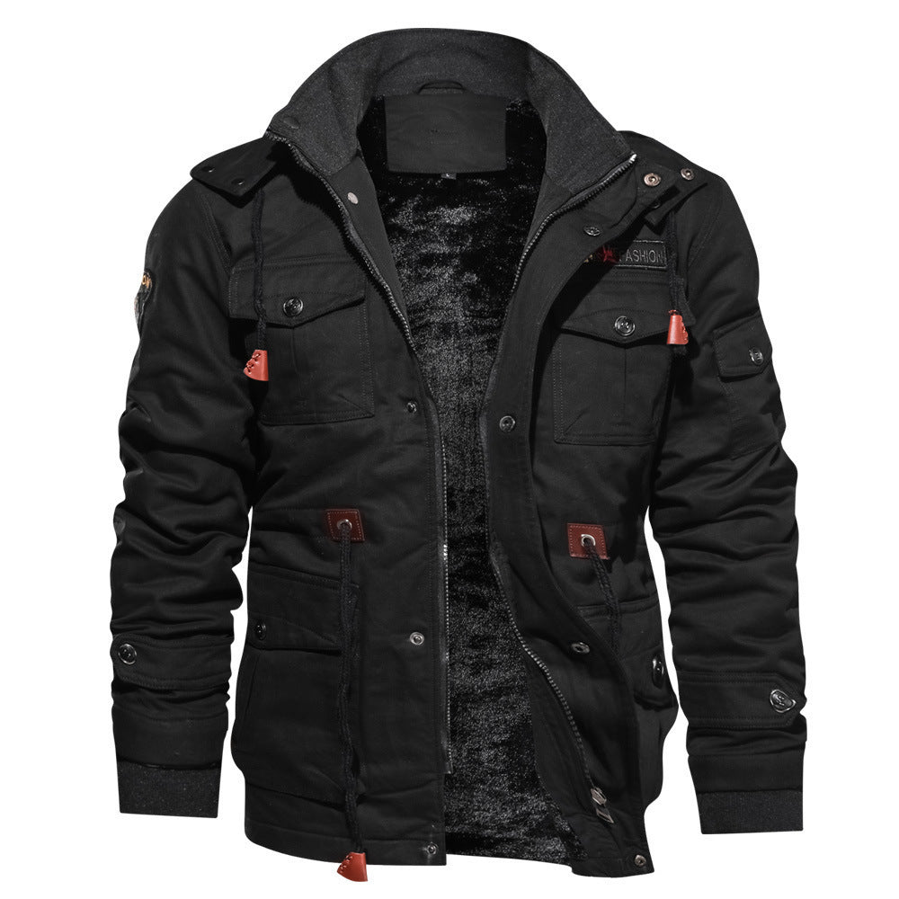 WW | Herren gefütterte Baumwollwinterjacke