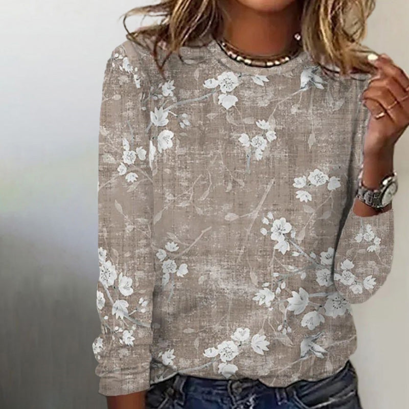 WW | Vintage-style T-shirt with floral pattern