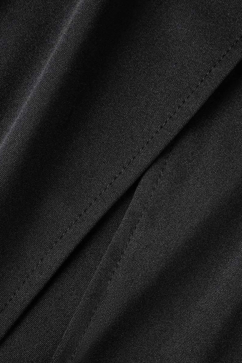 WW | Elegantes Formelles Einfarbiges Schlitz Asymmetrisches Schräges Kragen Abendkleid Kleider - 8 Farben