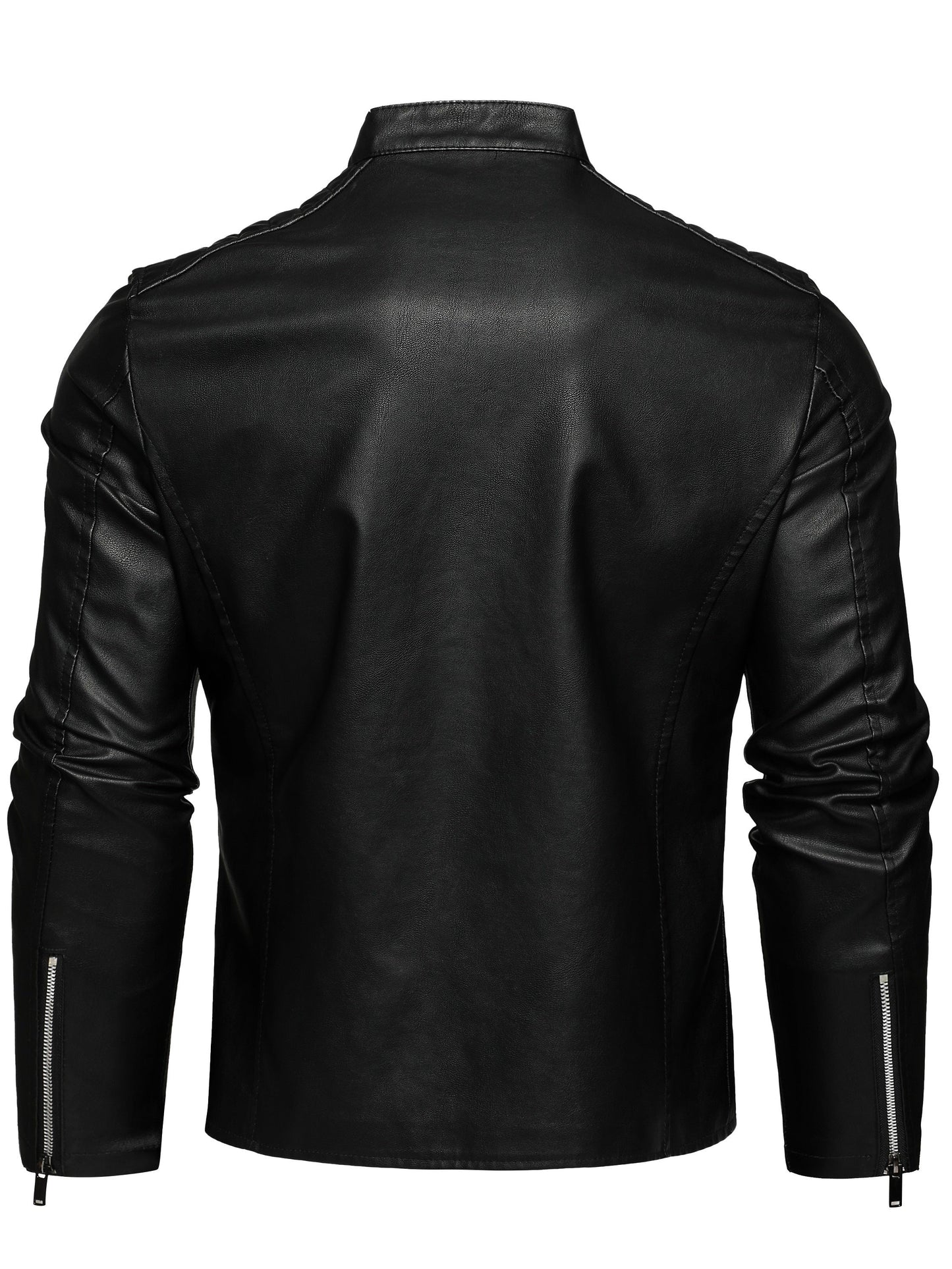 WW | Stylische Lederjacke mit Reißverschluss