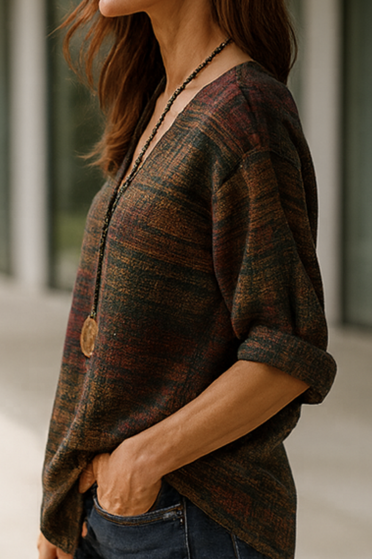 Kristinne | Blouse with free necklace