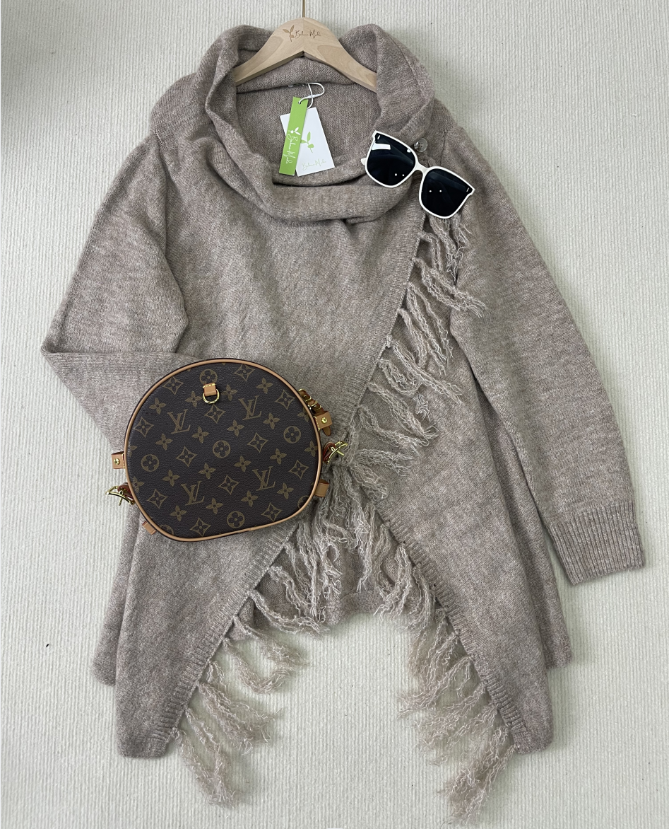 WW | Fringe V-Neck Sweater
