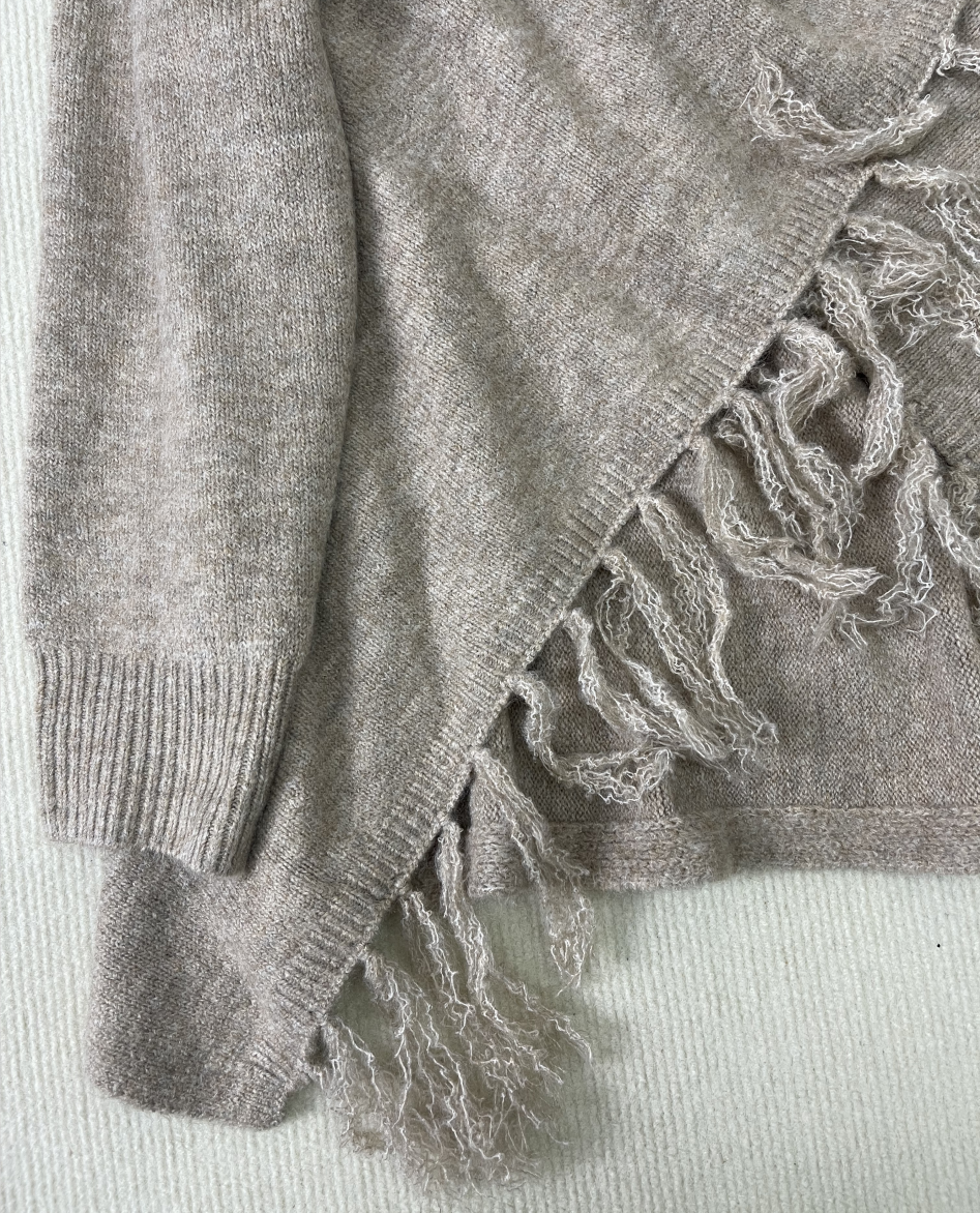 WW | Fringe V-Neck Sweater