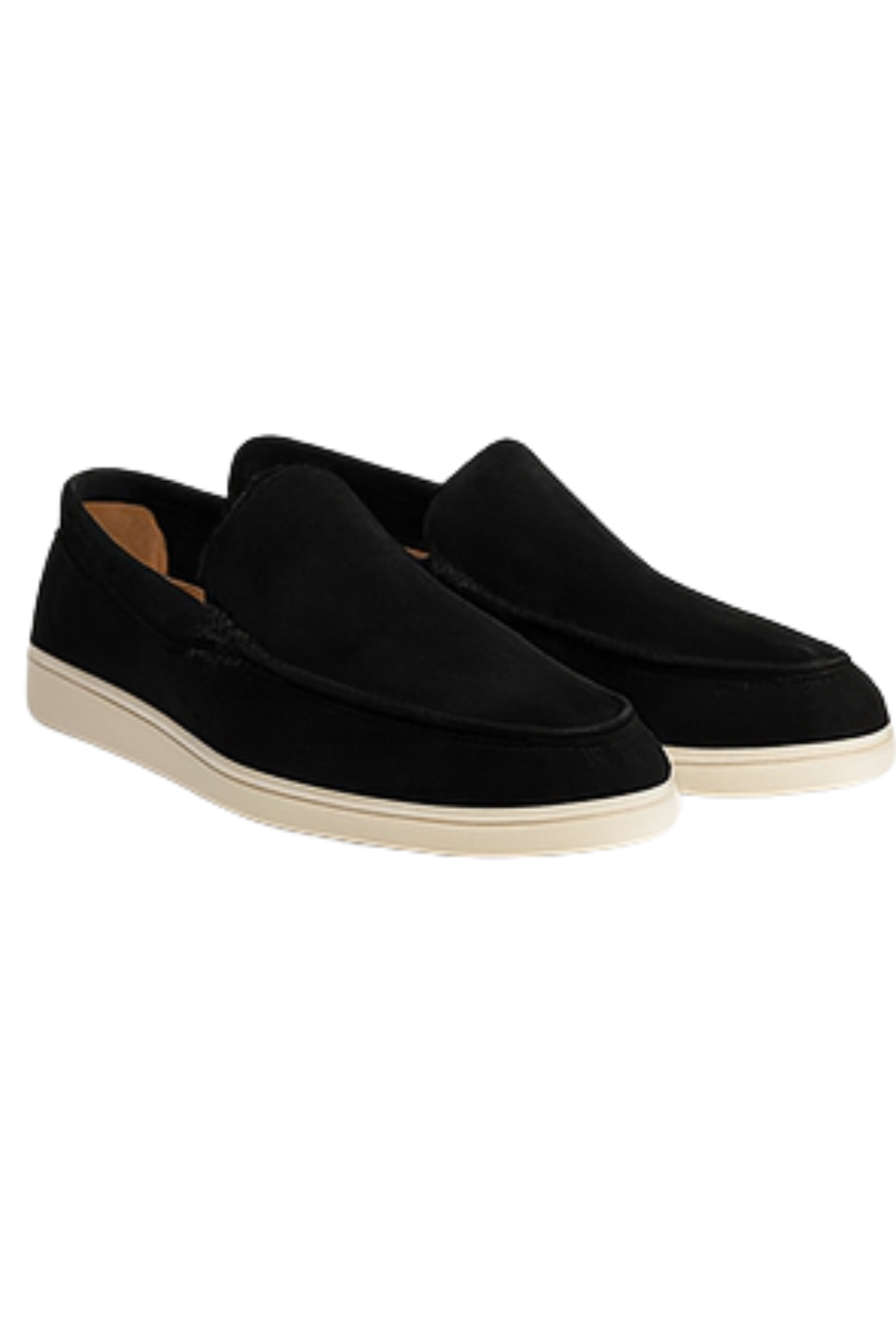 Chase Elegant Suede Loafers - Black