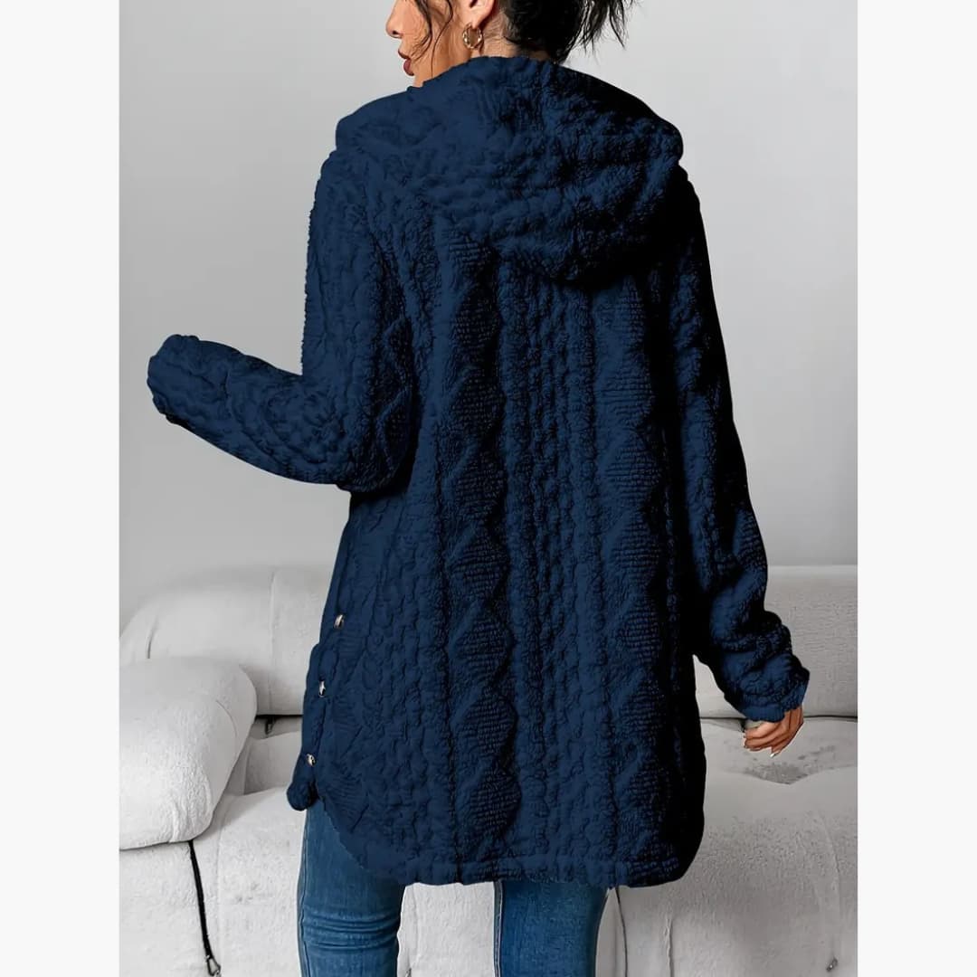 WW | Cozy Hoodie with Teddy Pullover for Women