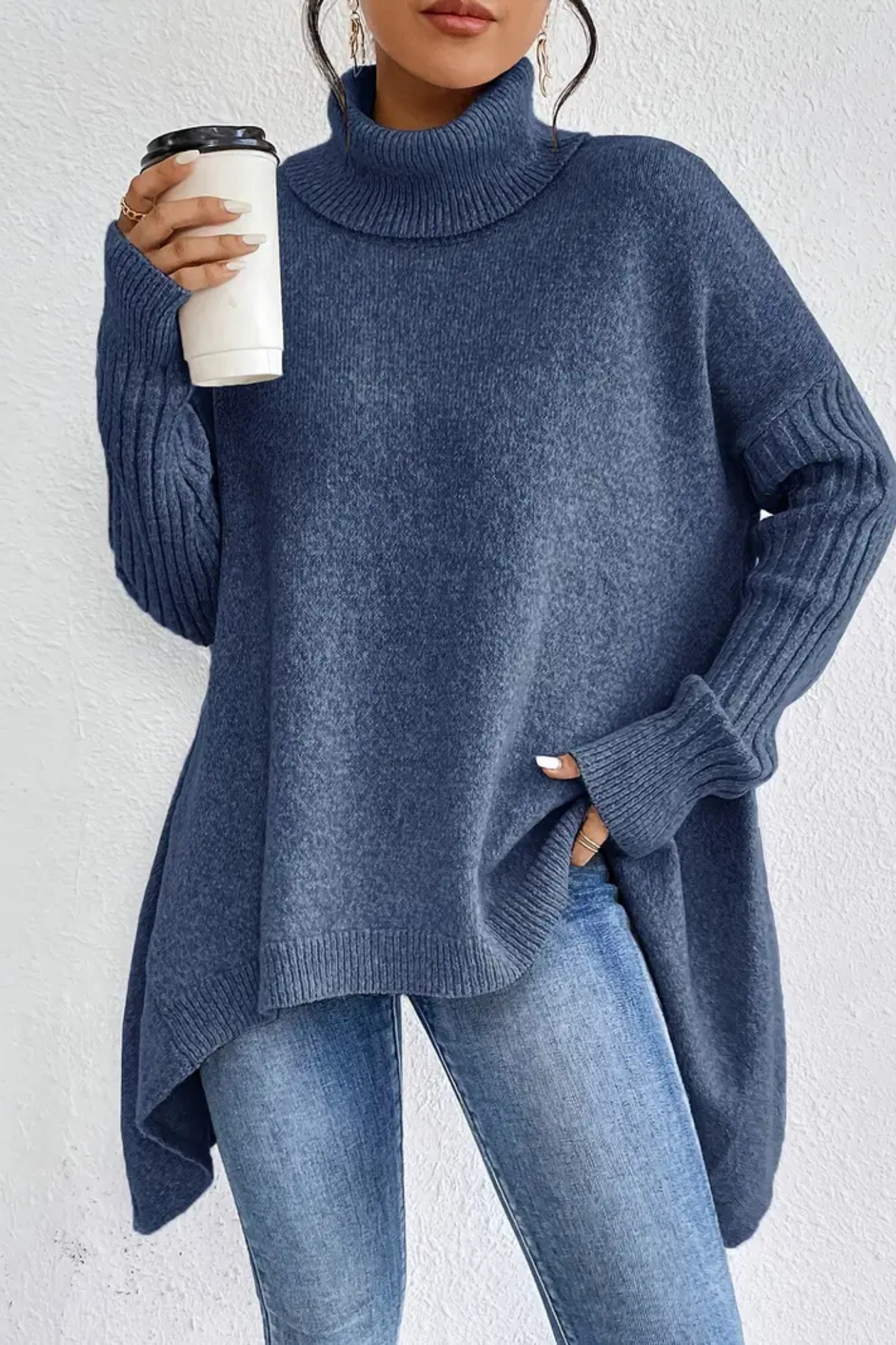 Bridgette | Long Turtleneck Sweater