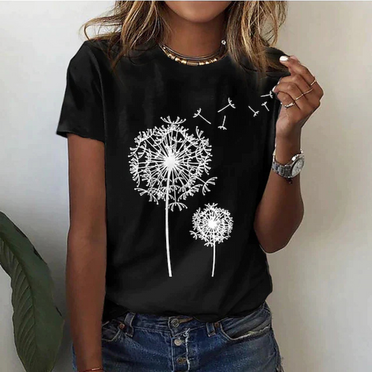 WW | T-Shirt Mit Kurzarm Bedruckt Lässig