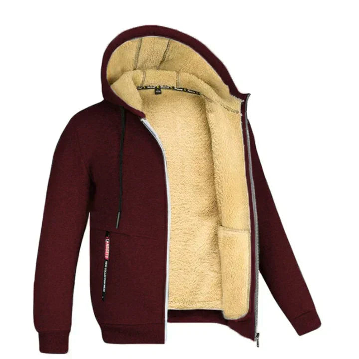 WW | Kapuzenpullover mit Reißverschluss aus Fleece