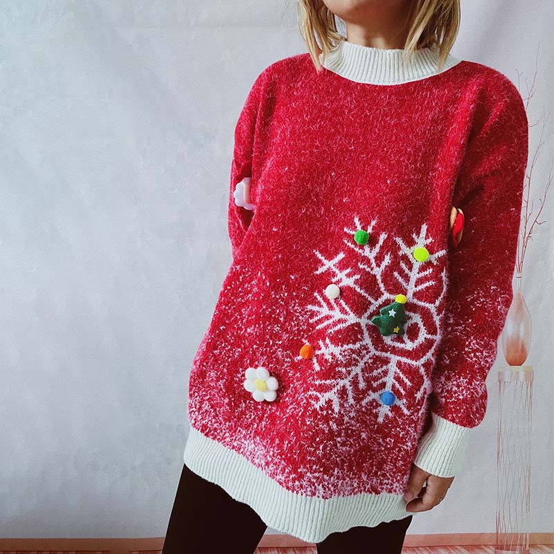 WW | Teile Satz Pullover und Weihnachts Schal