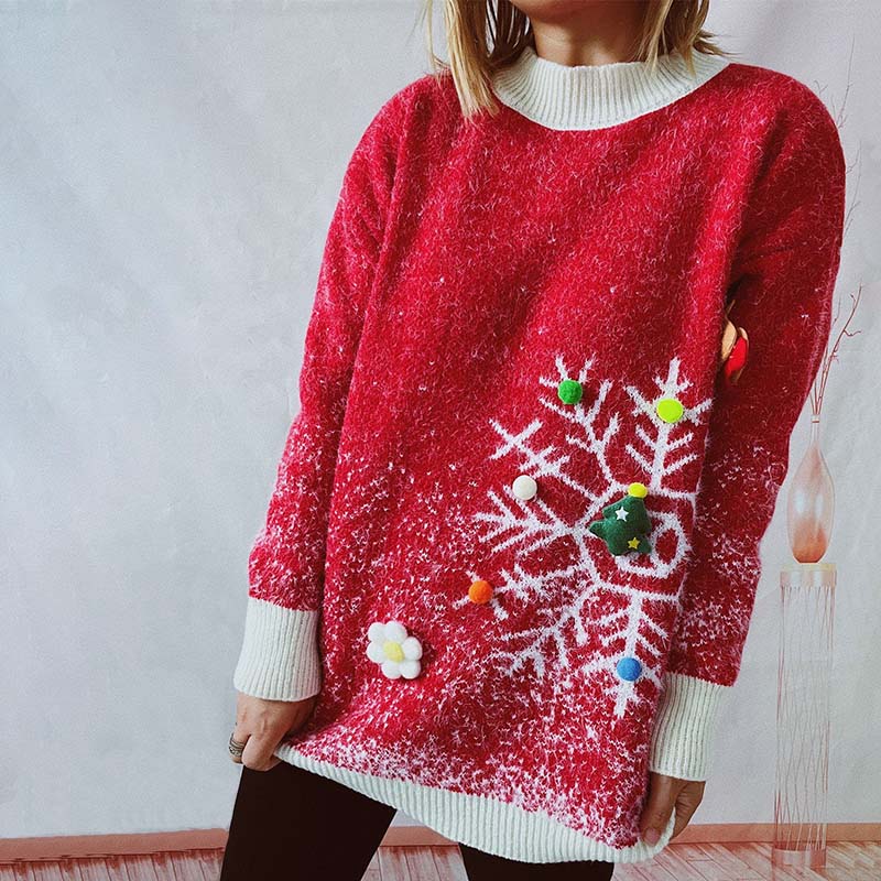 WW | Teile Satz Pullover und Weihnachts Schal