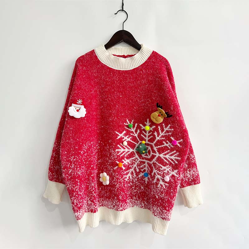 WW | Teile Satz Pullover und Weihnachts Schal