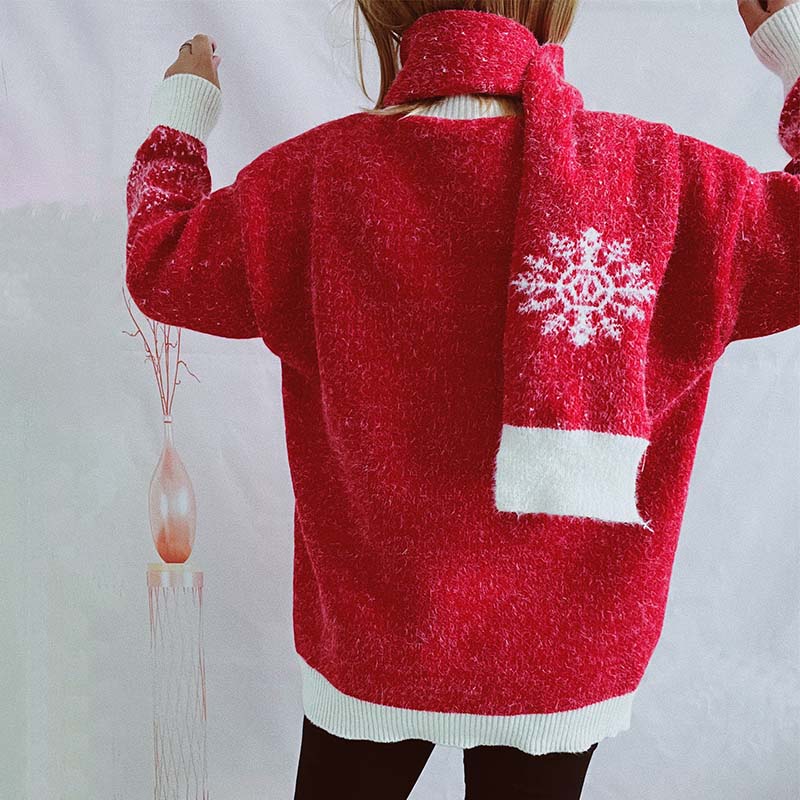 WW | Teile Satz Pullover und Weihnachts Schal