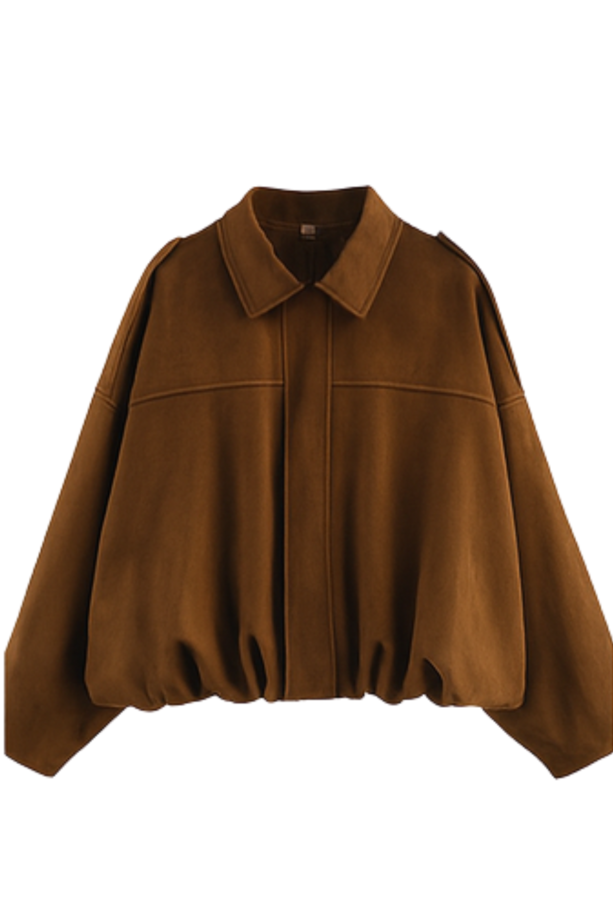 Nala Vintage Oversized Jacket - Brown