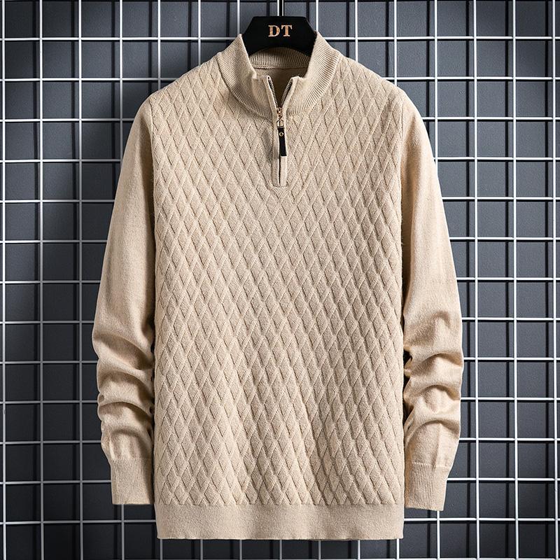 WW | Stilischer Herren-Reißverschluss-Pullover