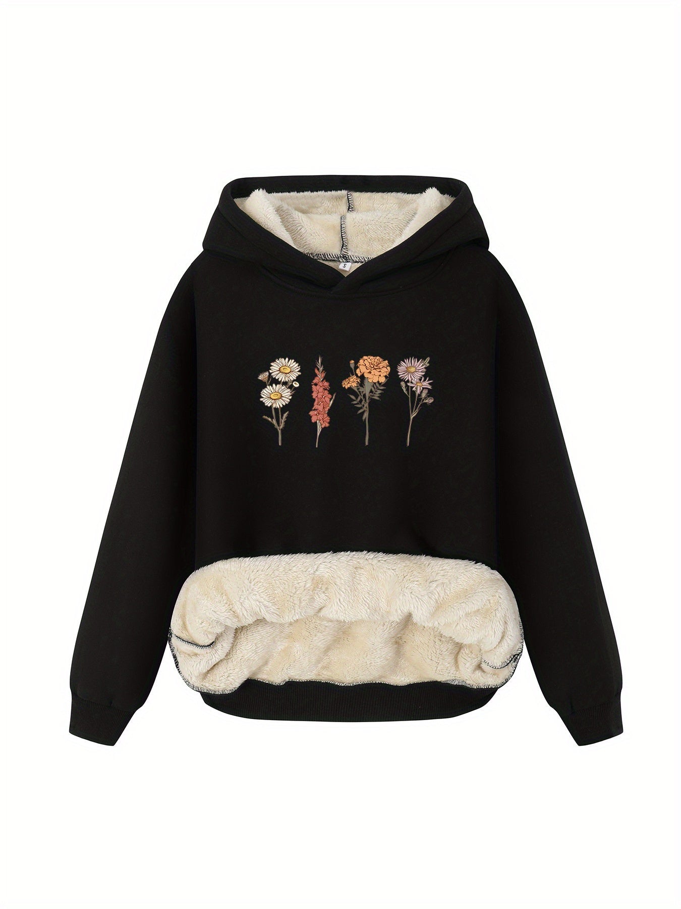 WW | Fleece Pullover Hoodie mit Kapuze für Damen - Perfekt für den Alltag