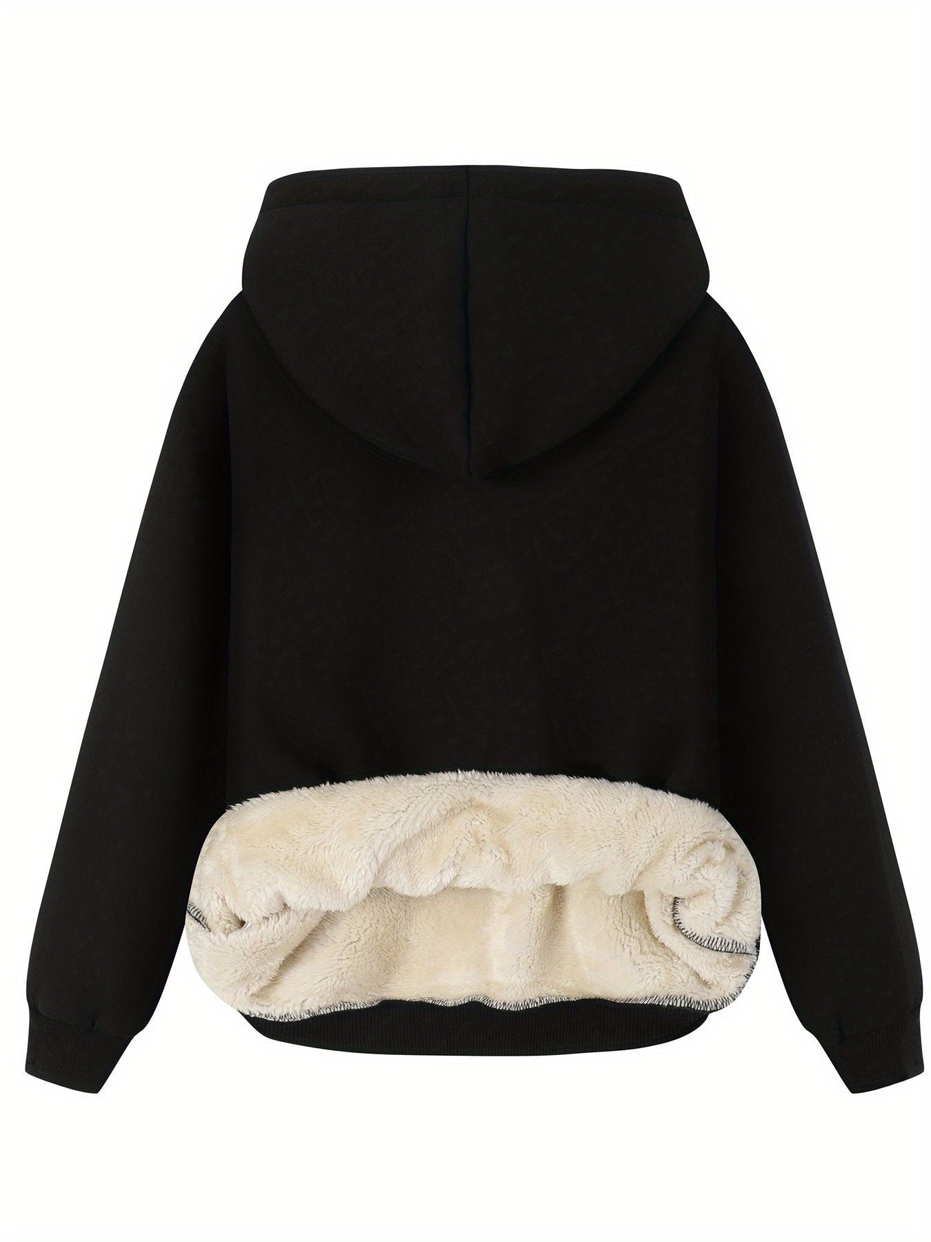 WW | Fleece Pullover Hoodie mit Kapuze für Damen - Perfekt für den Alltag