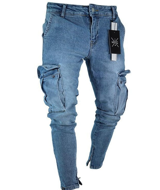 WW | Herren Denim Cargo-Hose