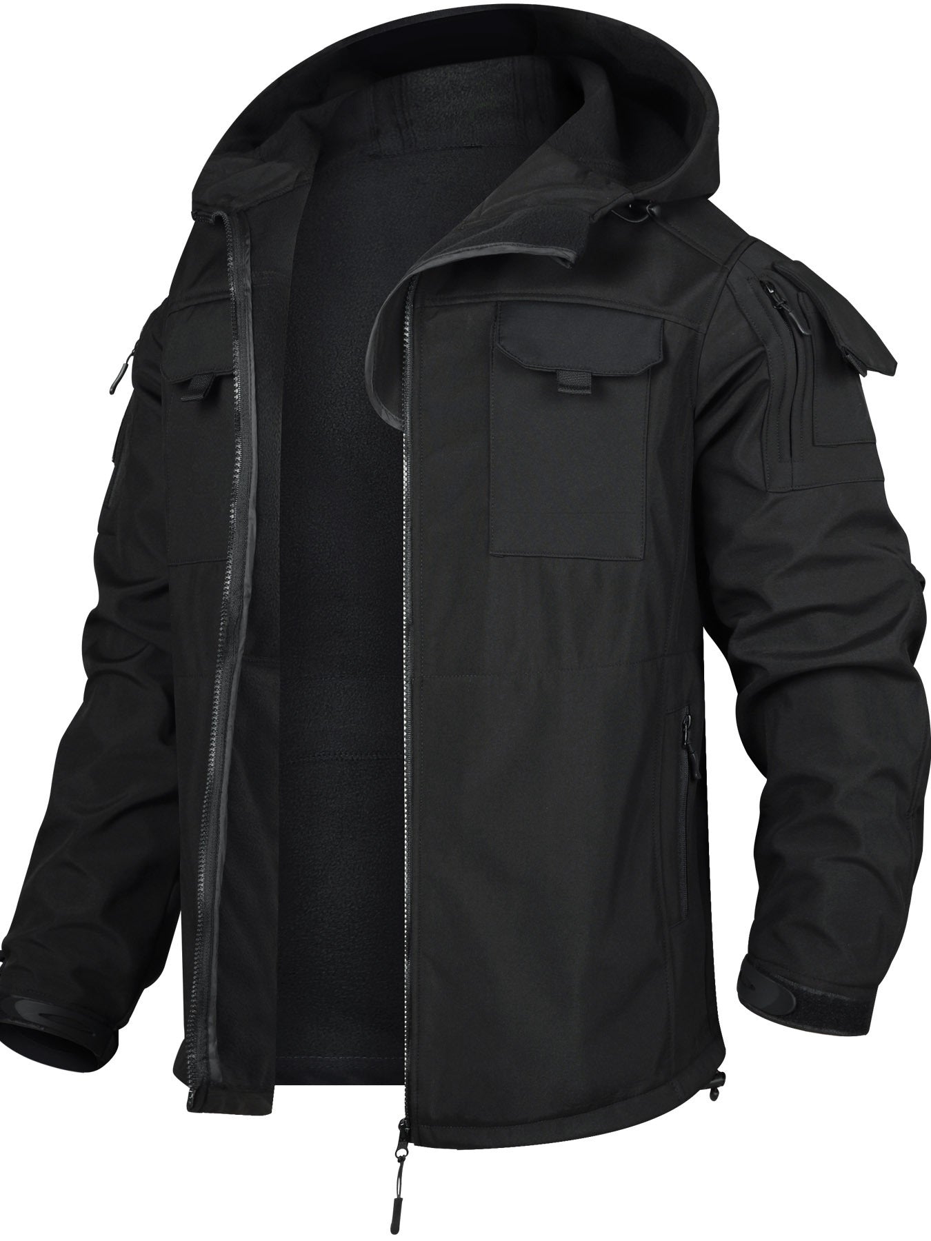 WW | Men's Waterproof Hooded Outdoor Jacket With Cargo Pants Set - Perfect for Outdoor Activities