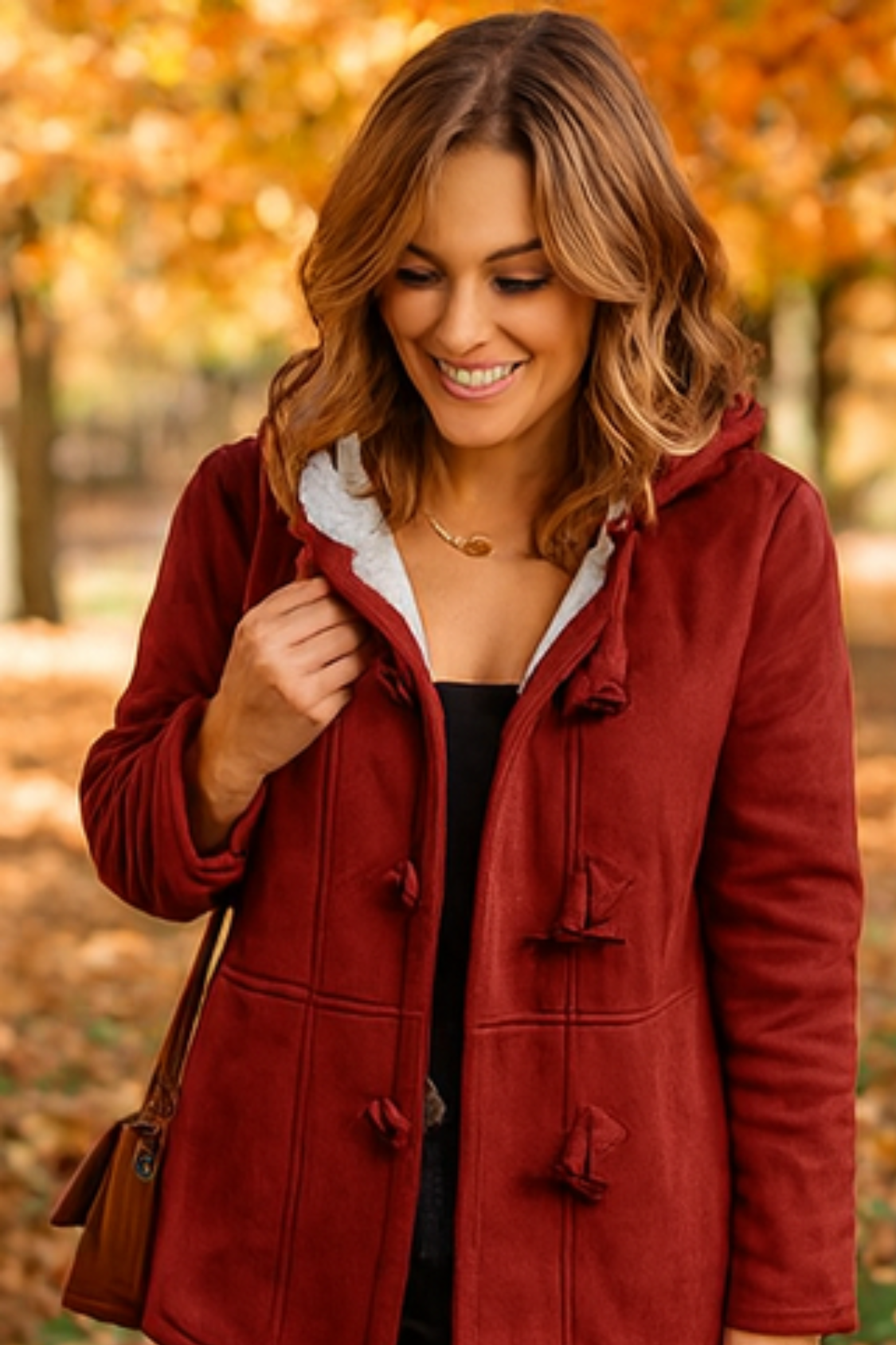 Serena Classic Fleece Jacket - Red
