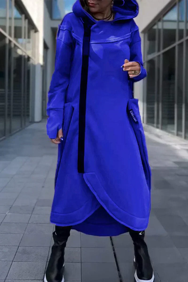 WW | Long Hoodie Dress with Modern Cut