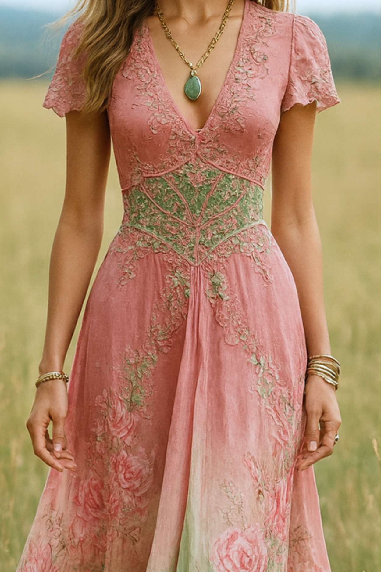 Celeste | Flowing Floral Dress