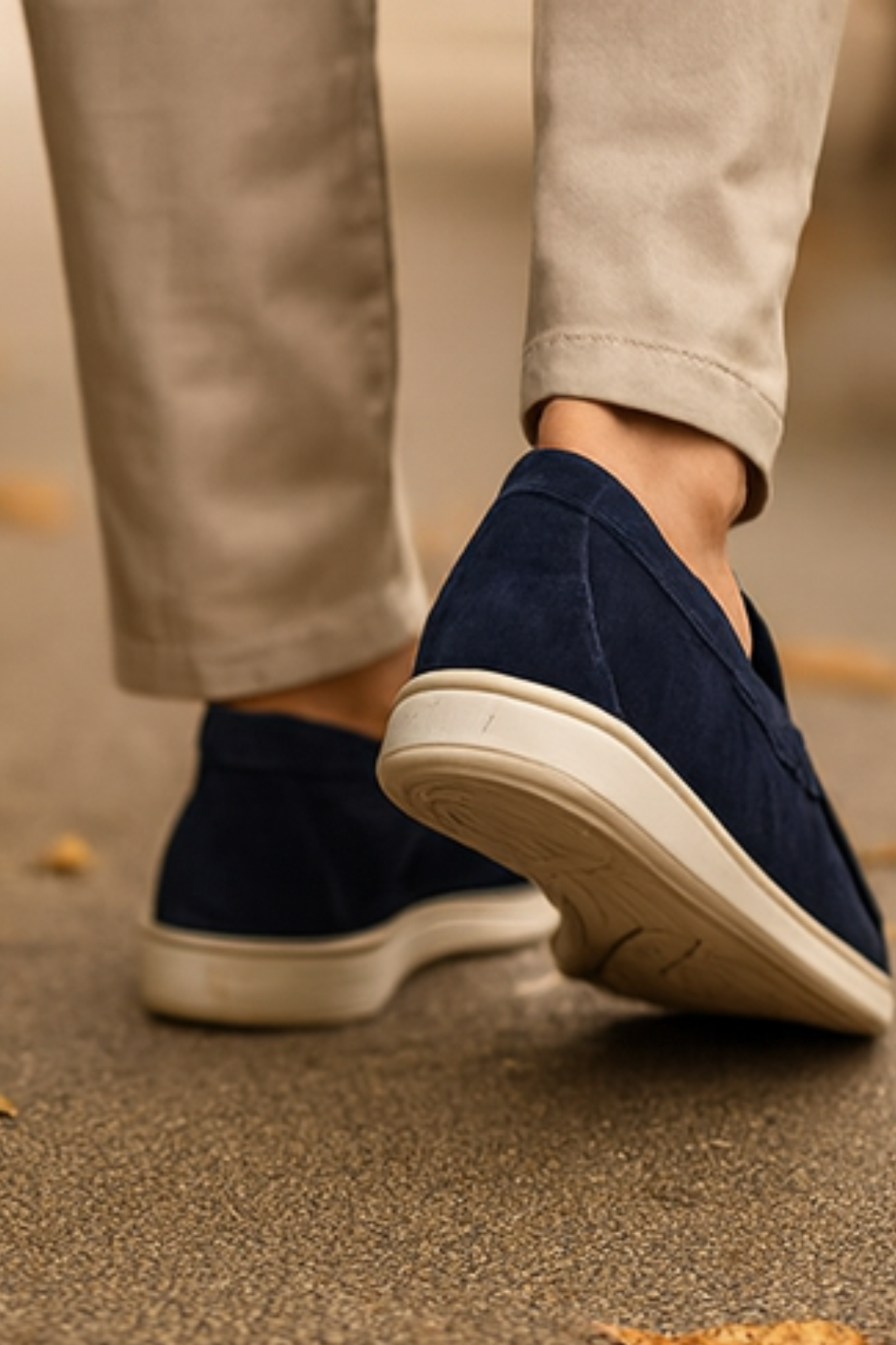 Chase Elegant Suede Loafers - Blue