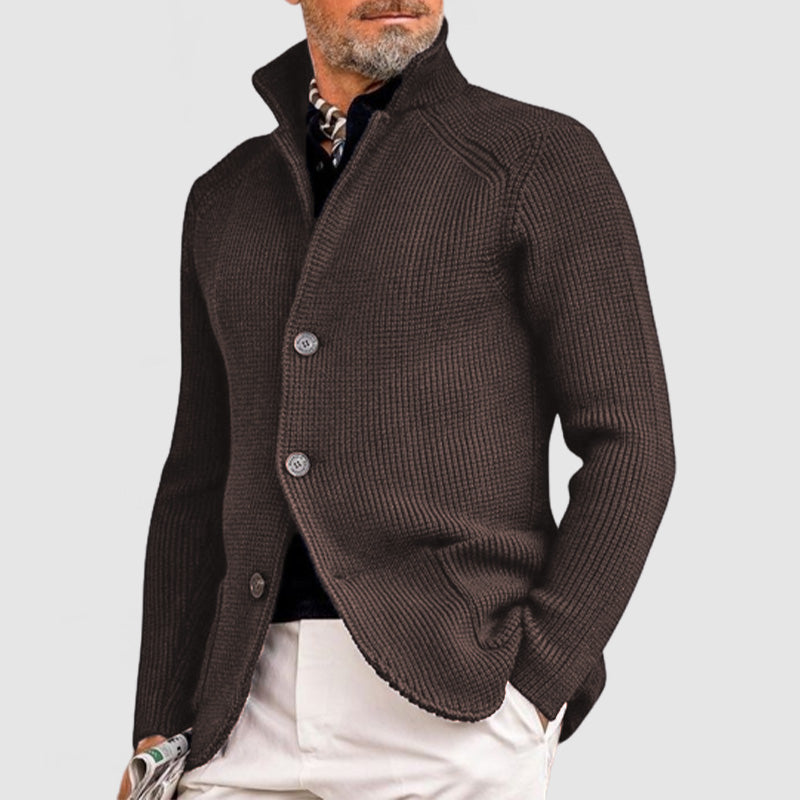 WW | Herren Freizeitjacke mit Knöpfen - Lange Ärmel