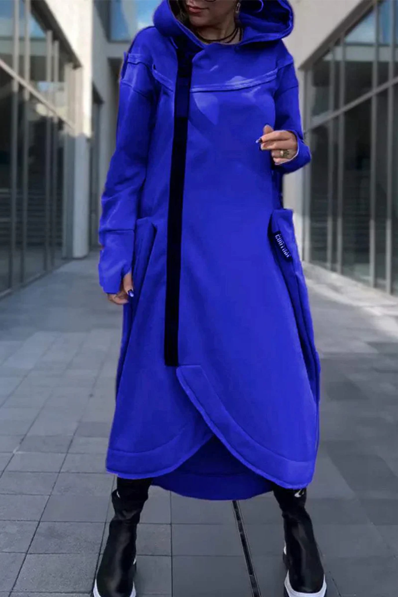 Nana Zip-Up Hoodie - Blue