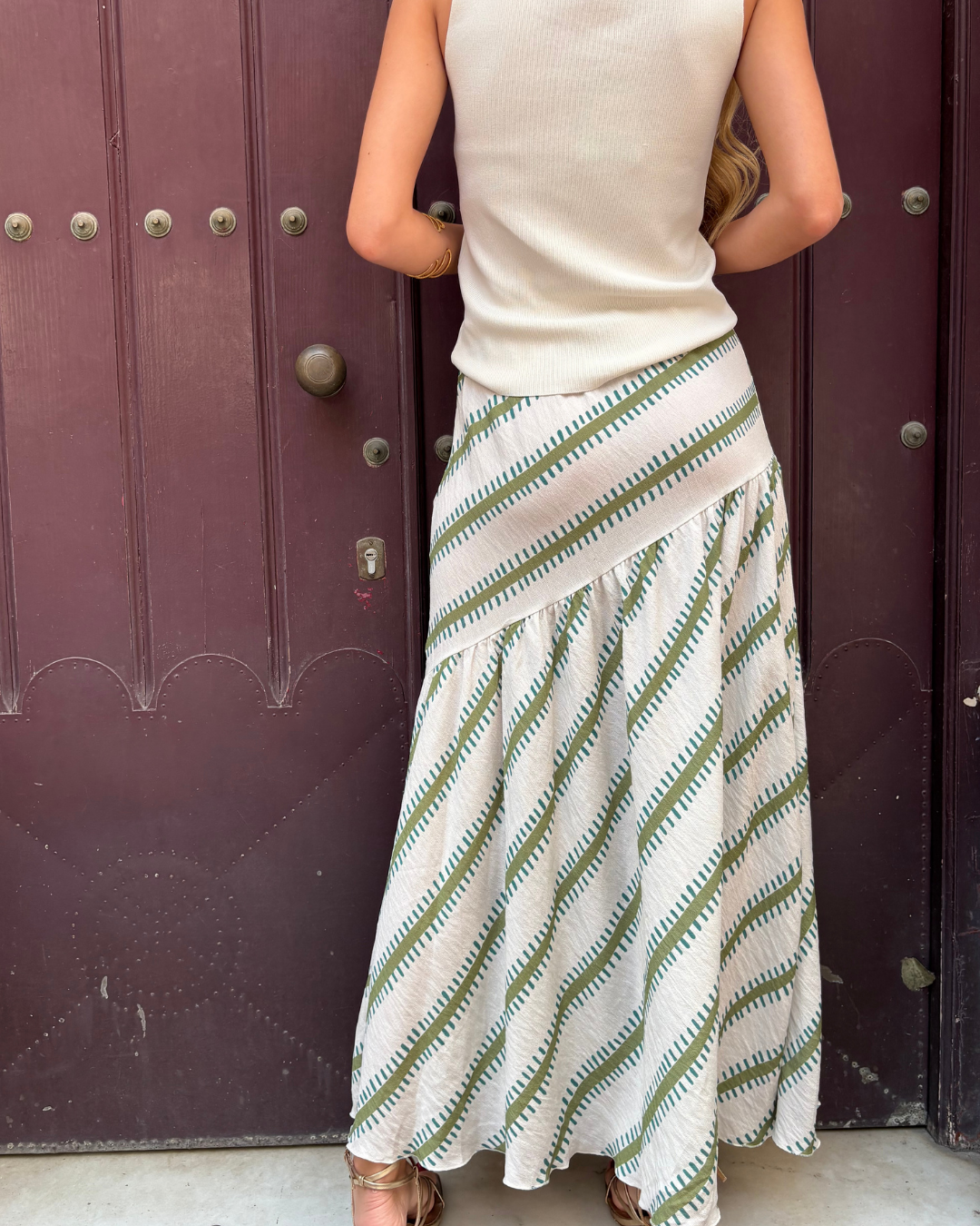 Gisela | Green Niza Skirt