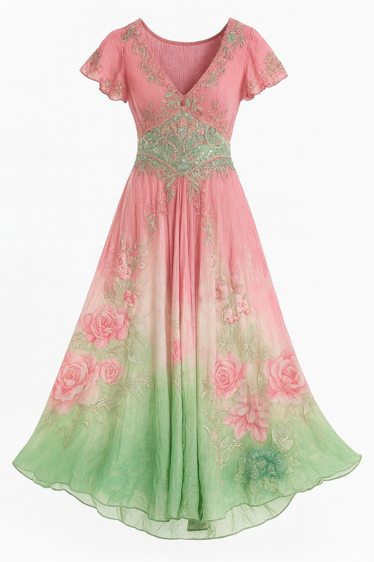 Celeste | Flowing Floral Dress