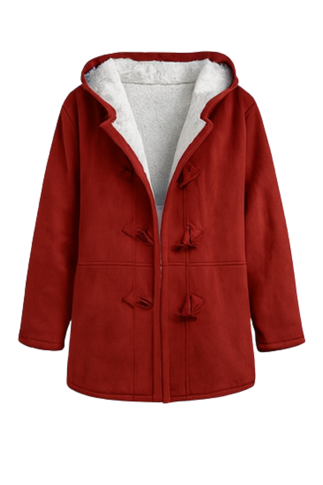 Serena Classic Fleece Jacket - Red