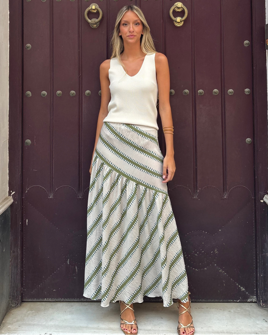 Gisela | Green Niza Skirt