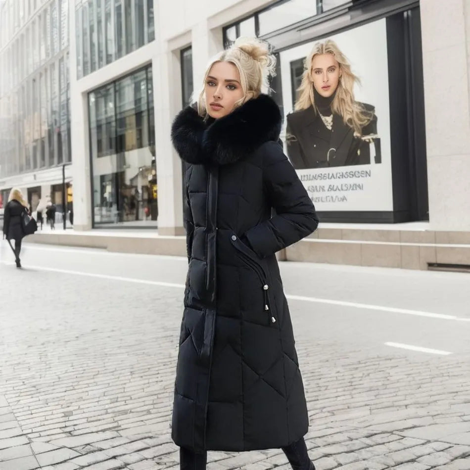 WW | Verlängerter warmer Wintermantel