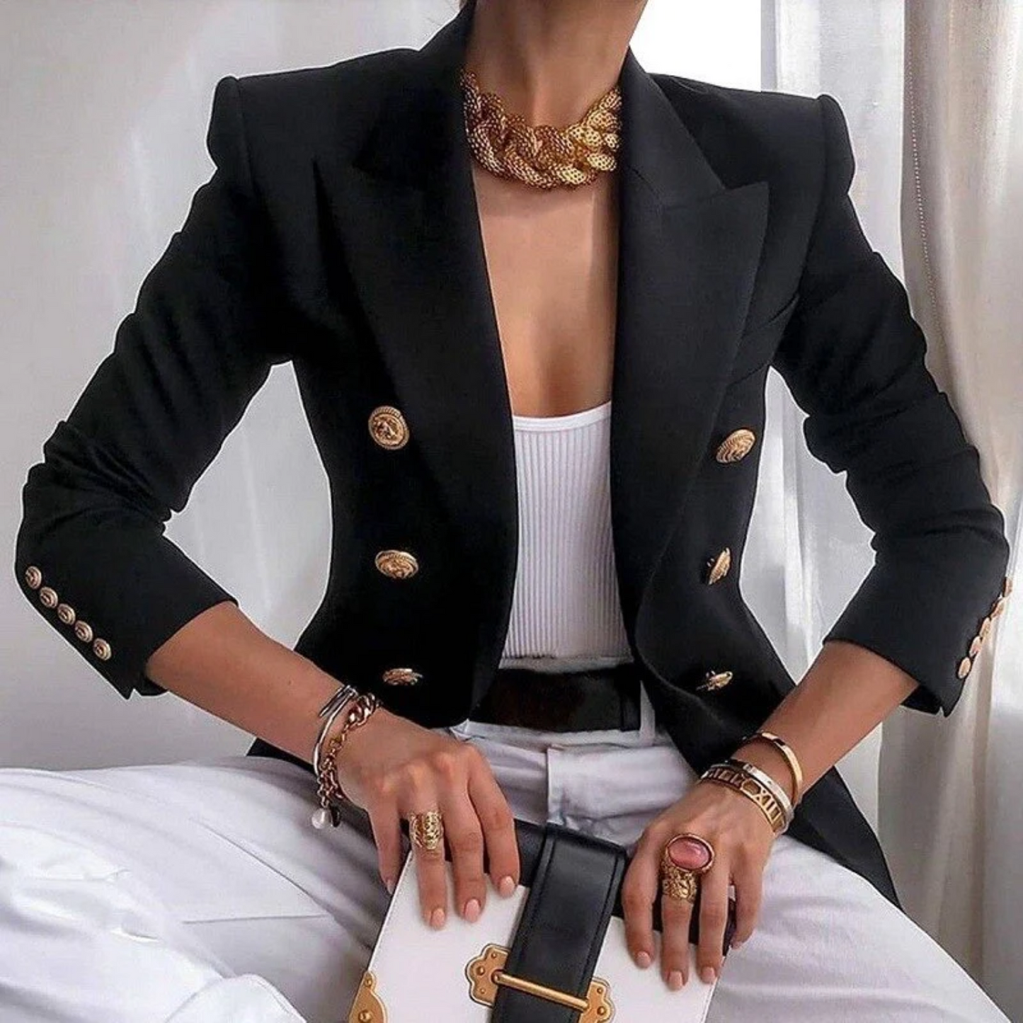 WW | Comfortable Luxurious Blazers with Buttons