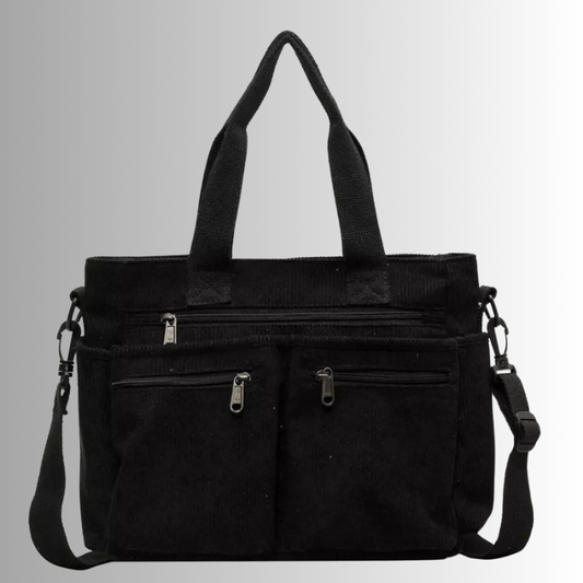 WW | Cord Schultertasche Mit Mehreren Taschen Für Damen