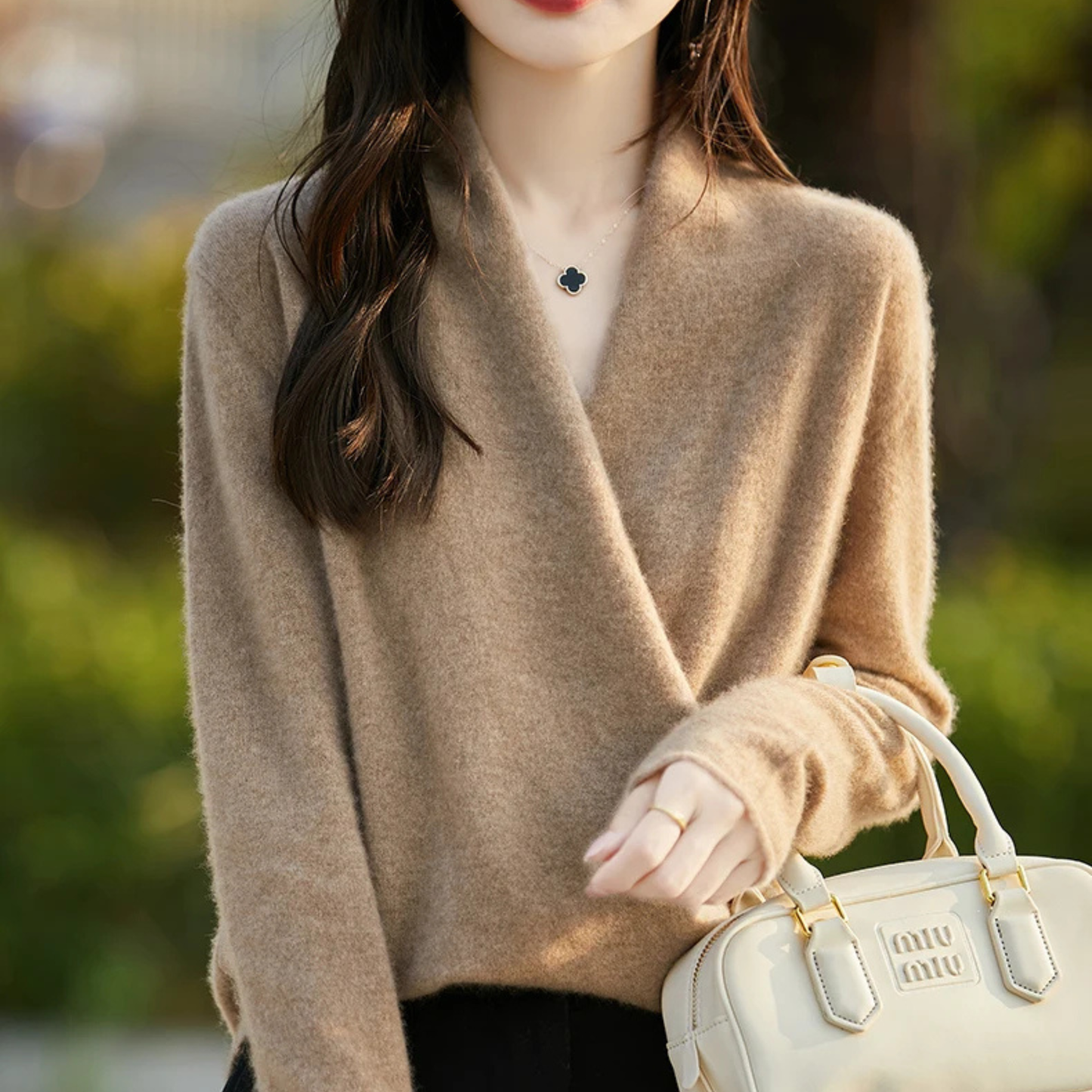 WW | Kaschmir Wickelpullover