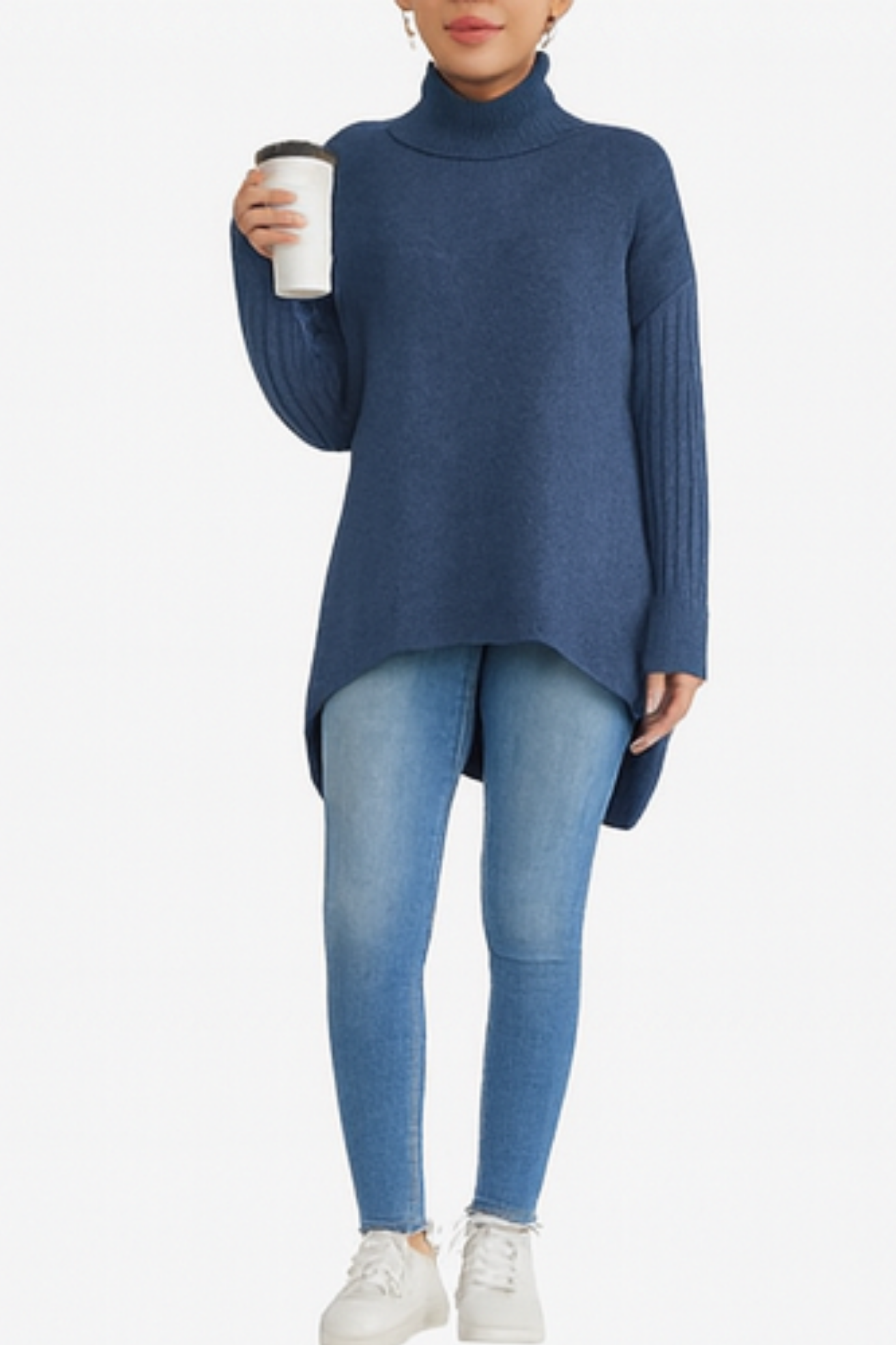 Bridgette | Long Turtleneck Sweater