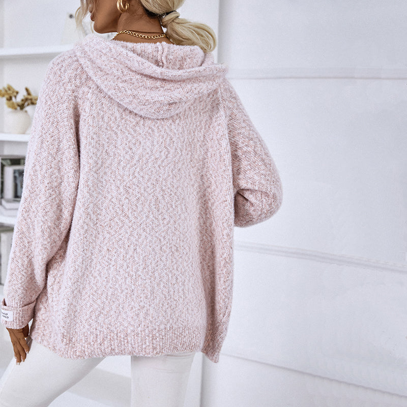 WW | Strickpullover mit Kapuze