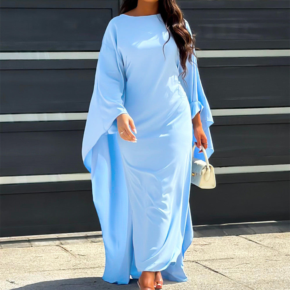 WW | Women's Loose-Fit Abaya Dress - Maxi Length & Flowing Fabric