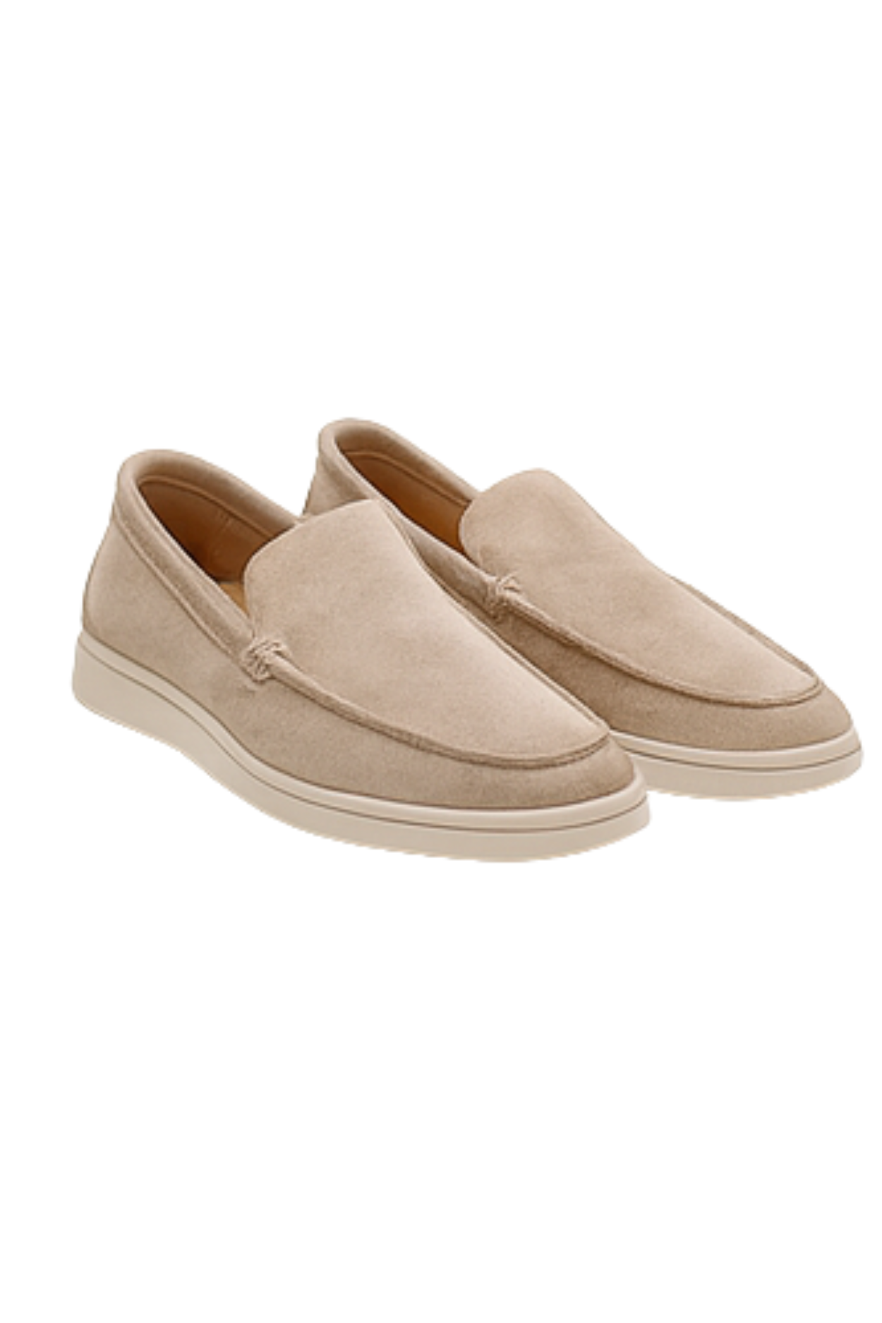 Chase Elegant Suede Loafers - Khaki