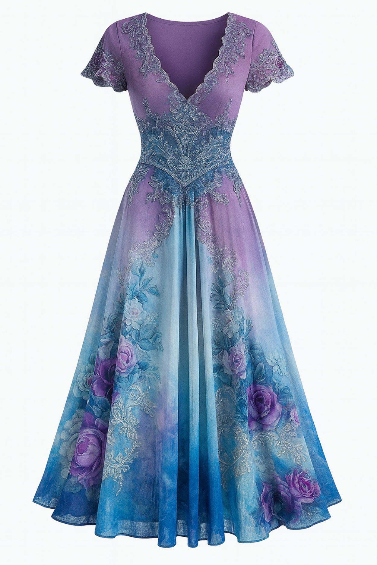 Celeste | Flowing Floral Dress
