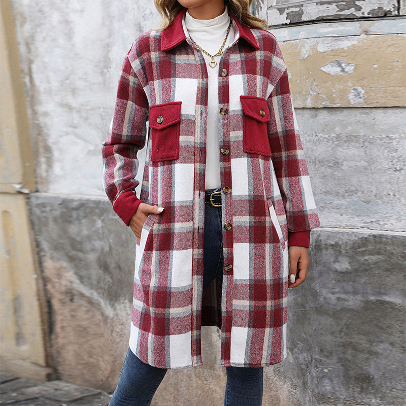 WW | Plaid Button-Up Jacket