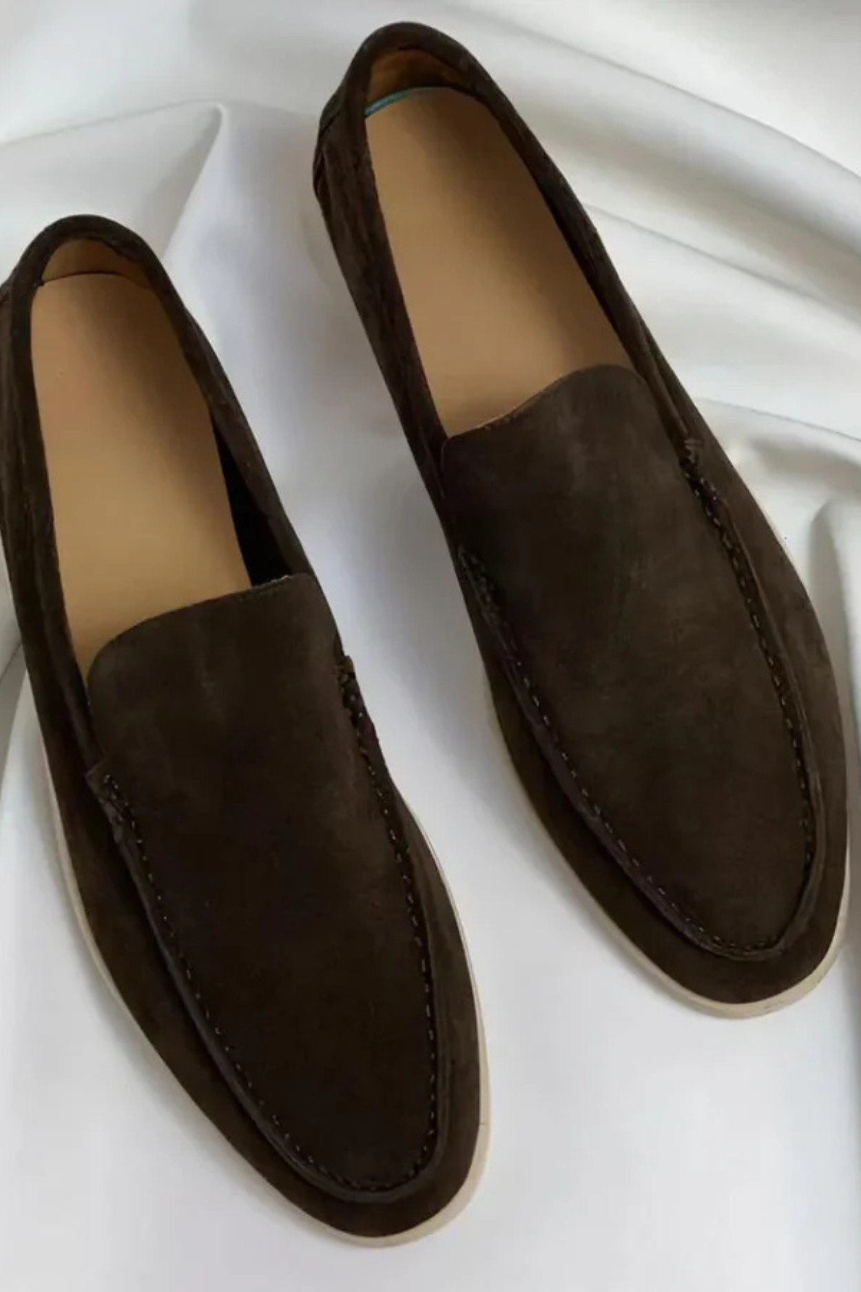 Chase Elegant Suede Loafers - Brown