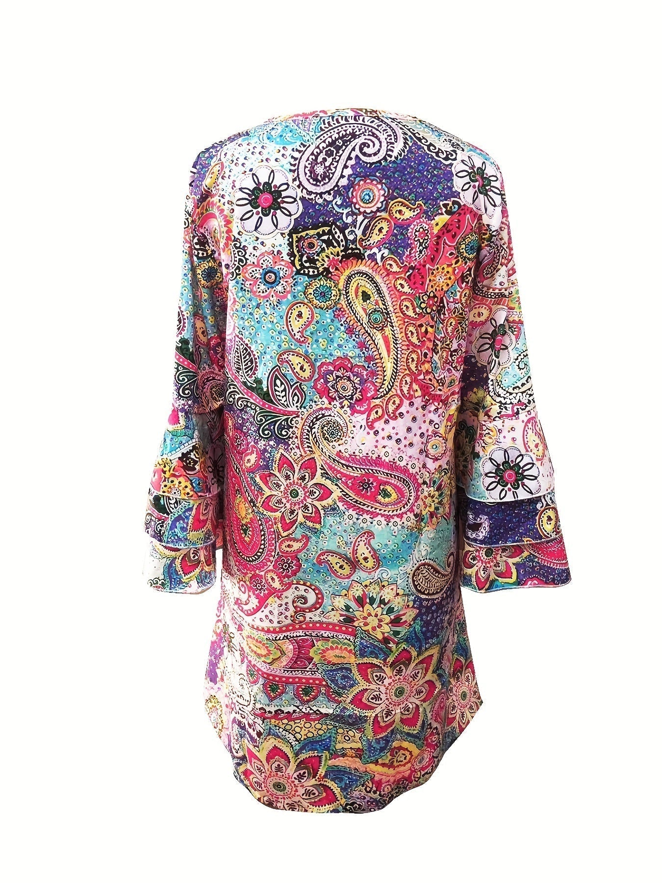Aniya - Floral V-neck dress