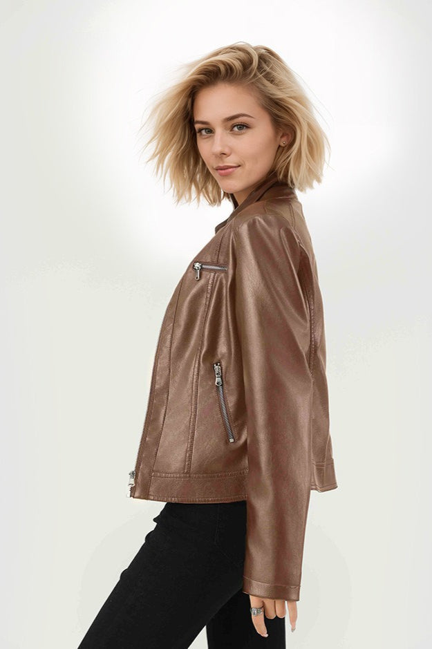 WW | PU Biker Style Jacket