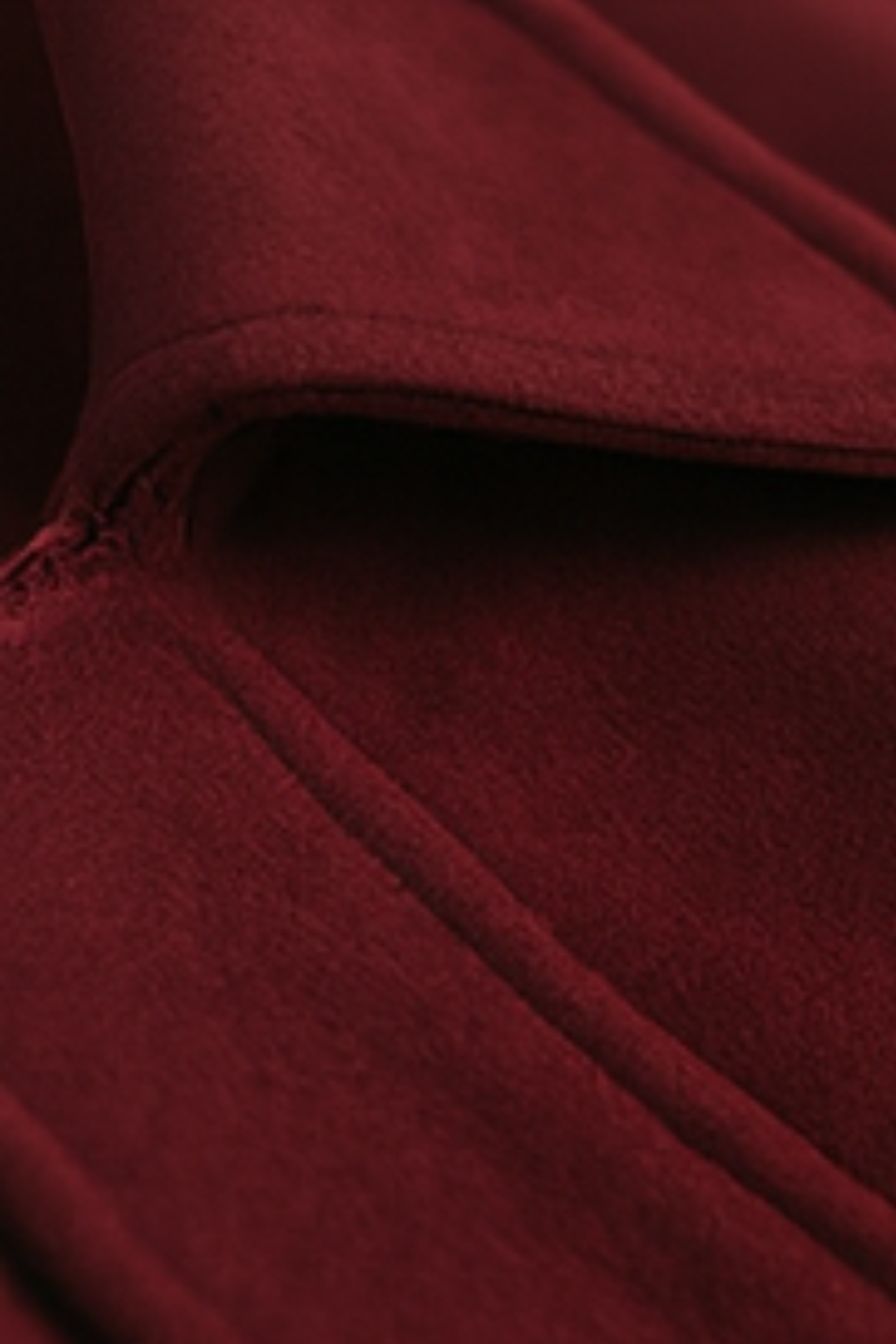 Nala Vintage Oversized Jacket - Red