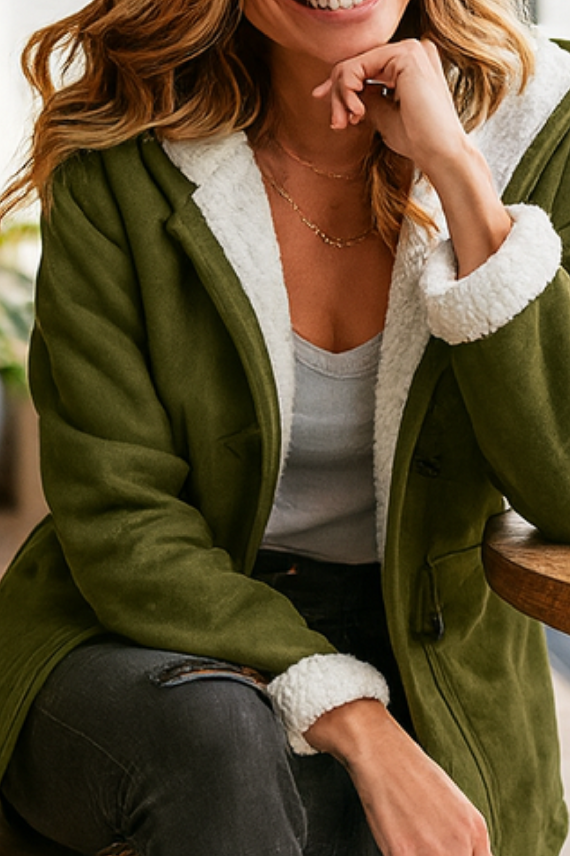 Serena Classic Fleece Jacket - Green