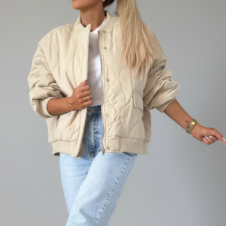 WW | Damen Casual Comfort Gequiltete Jacke Vielseitiger Stil