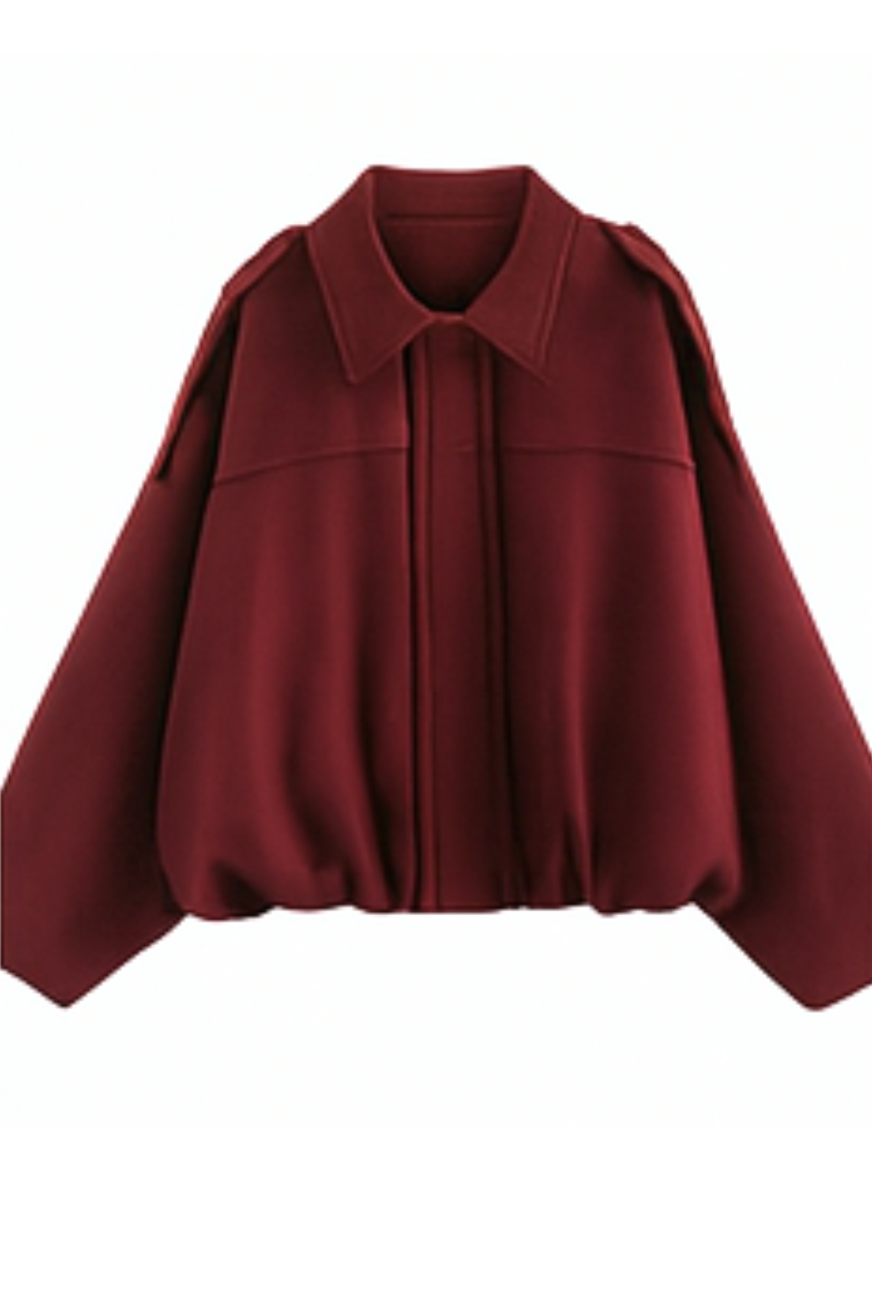 Nala Vintage Oversized Jacket - Red