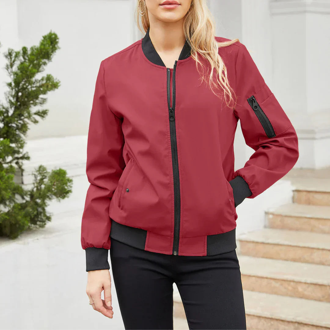 WW | Varsity Jacket - Casual Bomber Jacket for Women